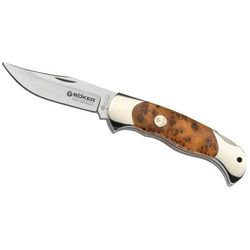 Boker USA Thuya Wood Hunter Folding Knife 112002TH