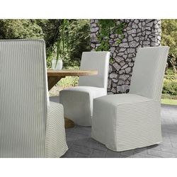 OUTDOOR SANTA MONICA DINING CHAIR - SCALE CLOUD - Padma's Plantation OL-SAM12-SCACLO