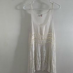 Free People Tops | Free People Tunic | Color: Cream/Gray | Size: Xs