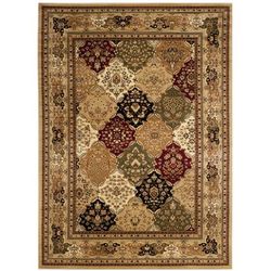 Lyndhurst 221 Multi / Beige 8' X 11' Large Rectangle Rug by Safavieh in Multi Beige