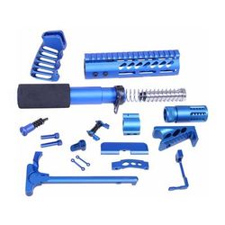 Guntec USA AR-15 Ultimate Pistol Kit Anodized Blue ULT-PK-BLUE
