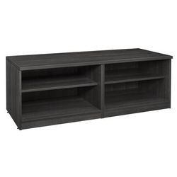 Legacy Double Open Shelf Low Credenza- Ash Grey - Regency LCSBCBC6020AG