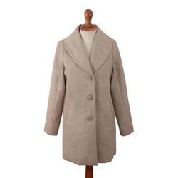 Cusco Sophisticate,'Light Taupe Baby Alpaca Blend Coat'