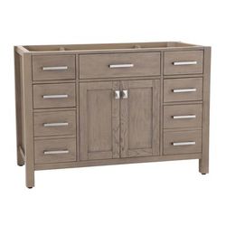 Randolph Morris Mason Hill 48 Inch Oak Vanity Base - Gray Oak FED-20-48-GY