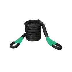 Bulldog Winch 2in x 30ft Big Dog Rope 125K lb BS Black 20378
