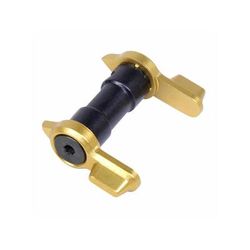 Guntec USA AR-15 Multi Degree Short Throw Ambi Safety Anodized Gold AMBI-STMD-GOLD