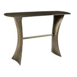 Milo Iron Console Table in Gold - MOTI