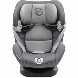 Cybex Sirona M SensorSafe Convertible Car Seat + Solution B-Fix Booster Bundle - Denim Blue / Volcan