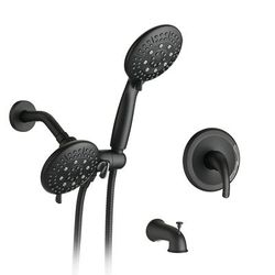 YASINU 6 Function Rainshower Head with hand shower bathroom Tup Spout