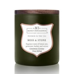 Colonial Candle - Signature Collection Green Moss & Stone Candele 425 g unisex