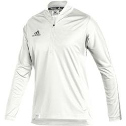 Adidas Tops | Adidas Sideline 21 Ls 1/4 Zip Knit | Color: Gray/White | Size: S