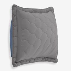 BH Studio Reversible Quilted Shams by BH Studio in Blue Smoke Dark Gray (Size STAND)