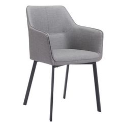 Adage Dining Chair Gray - Zuo Modern 109364