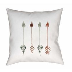 Burgersdorp 20" Square Modern Pillow plush Off White/Nutmeg/Dusty Sage/Gray/Neutral/Light Silver/Pale Slate Outdoor Throw Pillow - Boutique Rugs