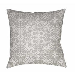 Maindang 22" Square Traditional Pillow plush Light Gray/Off White Outdoor Throw Pillow - Boutique Rugs