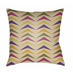 Cimin 20" Square Modern Pillow plush Medium Purple/Mustard/Olive/Wheat/Peach Outdoor Throw Pillow - Boutique Rugs