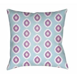 Ahtanum 20" Square Traditional Pillow plush Lavender/Pewter/Metallic Silver/Silver Blue/Nickel/Slate/Ice Blue/Light Silver/Slate Blue/Medium Gray Outdoor Throw Pillow - Boutique Rugs