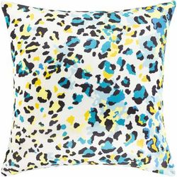 Korgan 18" Square Modern Pillow plush Aqua/Black/Blue/Ivory/Mustard/Yellow Throw Pillow - Boutique Rugs