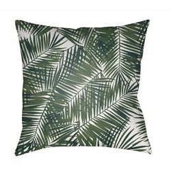 Libona 18" Square Coastal Pillow plush Off White/Charcoal/Smoke/Gray/Neutral/Light Silver/Lunar Green/Black/Metallic Silver Outdoor Throw Pillow - Boutique Rugs