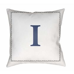 Josefina 20" Square Modern Pillow plush Off White/Dark Gray/Dark Gray/Neutral/Nickel/Light Silver Outdoor Throw Pillow - Boutique Rugs