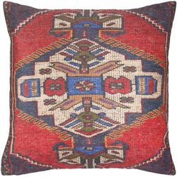 Thessalon 20" Square Pillow Moroccan Plush Black/Camel/Dark Blue/Light Beige/Olive/Plum/Red/Tan/Navy Lumbar Pillow - Boutique Rugs