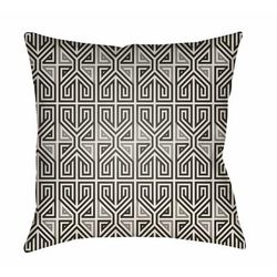 Manisa 20" Square Modern Pillow plush Black White/Off White/Smoke/Cloud Gray/Gray/Ivory/Light Silver/Black/Ink/Ash Outdoor Throw Pillow - Boutique Rugs
