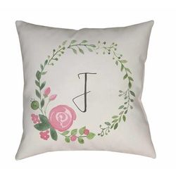 Bautista 18" Square Modern Pillow plush Silverton/Smoke/Dusty Sage/Rose Gold/Neutral/Light Gray/Ivory/Pale Slate/Metallic Silver Outdoor Throw Pillow - Boutique Rugs