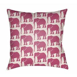 Francisville 26" Square Modern Pillow plush Off White/Natural/Rose Gold/Pewter/Blush/Light Silver/Brick Red/Dark Pink Outdoor Throw Pillow - Boutique Rugs