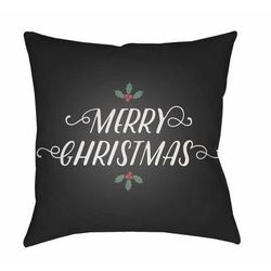 Tigbaw 18" Square Modern Pillow plush Black White/White Tonal/Dusty Sage/Rose Gold/Medium Gray/Black/Light Silver/Onyx/Steel Gray Outdoor Throw Pillow - Boutique Rugs