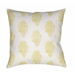 Konza 22" Square Modern Pillow plush Grass Green/White/Yellow/Lime Green Outdoor Throw Pillow - Boutique Rugs