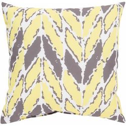 Sundre 20" Square Modern Pillow plush Bright Yellow/Taupe/Yellow Outdoor Throw Pillow - Boutique Rugs