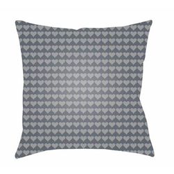 Kauit 18" Square Modern Pillow plush Dark Blue/Gray/Navy Outdoor Throw Pillow - Boutique Rugs