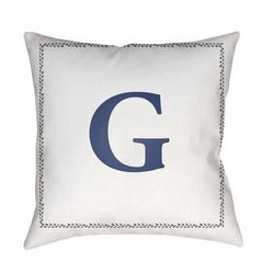 Padang 20" Square Modern Pillow plush Off White/Dark Gray/Dark Gray/Neutral/Nickel/Light Silver/Charcoal Outdoor Throw Pillow - Boutique Rugs