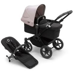 Bugaboo Donkey 5 Mono Complete Single-to-Double Stroller - Black / Midnight Black / Misty White