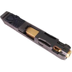 Trinity Nevada Deimos Slide Assembly Glock 19 Gen 4 DLC Black Slide & Flat Dark Earth Barrelcomp Compact DM149GGDE