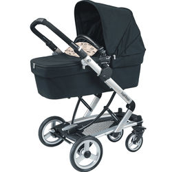 Peg Perego 2010 Skate Stroller with Bassinet in Black Step