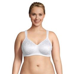Plus Size Women's 18 Hour Ultimate Lift & Support Wirefree Bra by Playtex in White (Size 46 B)