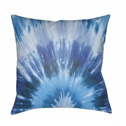 Ayaz 22" Square Modern Pillow plush Blue/Dark Blue/Pale Blue/Sky Blue/Navy Outdoor Throw Pillow - Boutique Rugs