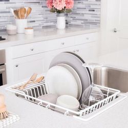Over-Sink Dish Drainer by Better Houseware in White