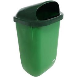 Poubelle D'extérieur Urbaine Xerios 50l Vert - Manutan Expert