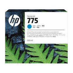 HP 775 Cyan 500mL Original Ink Cartridge for DesignJet Z6 Pro 64" Printer 1XB17A