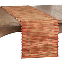 Water Hyacinth Table Runner - Saro Lifestyle 4500.OR1472B