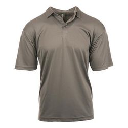 Burnside B0101 Men's Burn Golf Polo Shirt in Steel size Large | Polyester 0101