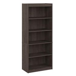 Ridgeley 30W 5 Shelf Bookcase in medium gray maple - Bestar 152700-000141