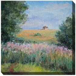 Long Way Home Outdoor Art by West of the Wind in Multi