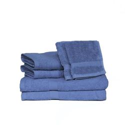 Deluxe 6-Pc. Towel Set by ESPALMA in Marine