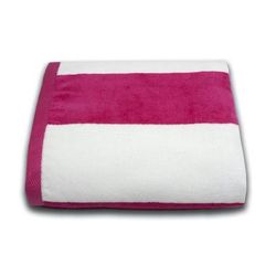 Tropical Cabana 2 Pc Bathsheet 2 Pc Bath Sheet by ESPALMA in Fuchsia