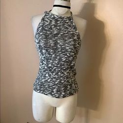 American Eagle Outfitters Tops | American Eagle Outfitters Gre Knit Halter Top Small. This Top Is So Soft | Color: Gray | Size: S