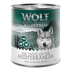 6x800g Lamb Adult Taste of the Mediterranean Wolf of Wilderness Wet Dog Food