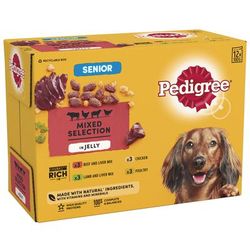 12x100g Senior Pouch in Jelly Pedigree Wet Dog Food